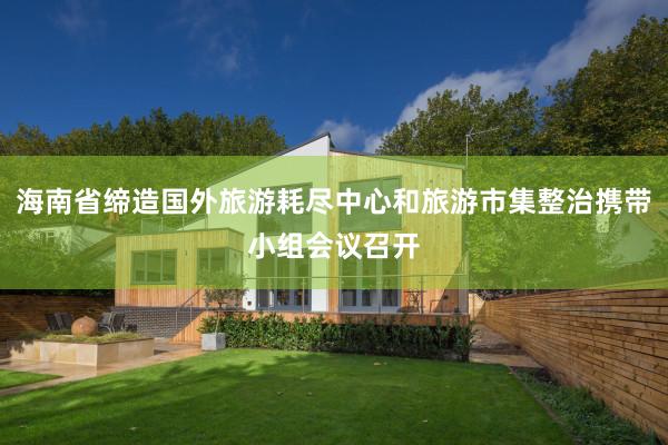 海南省缔造国外旅游耗尽中心和旅游市集整治携带小组会议召开